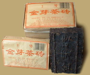 Gold Bud Pu-erh Brick