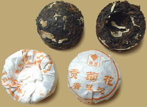 Chrysanthemum Pu-erh Tuocha