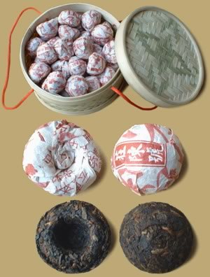 Tianpin Mini Pu-erh Tuocha Basket