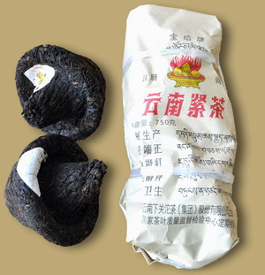 Xiaguan Baoyan Mushroom Ripe Pu-erh