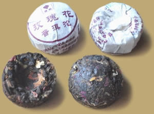 Rose Pu-erh Mini Tuocha